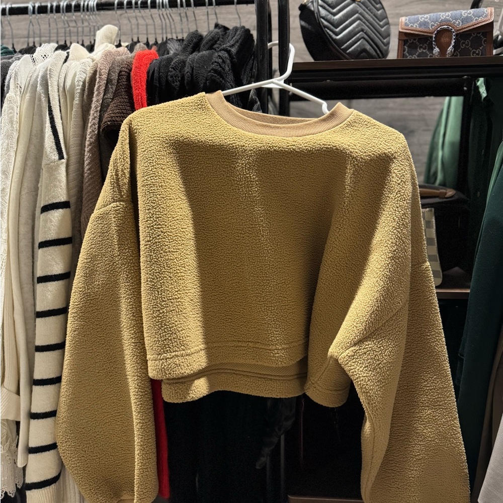 Sunday Best Cozy Olive Women's Sweater
